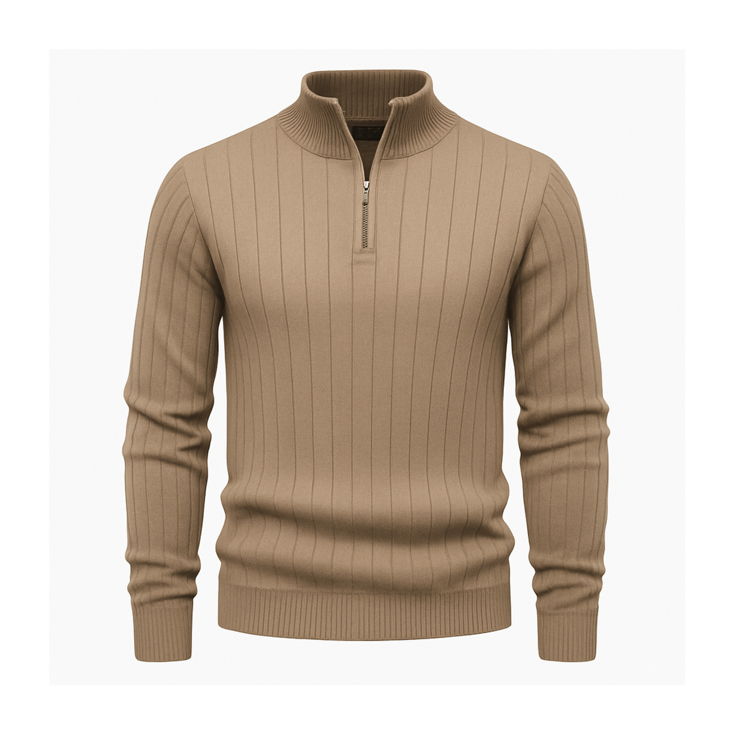 Zip Classic Knit Sweater